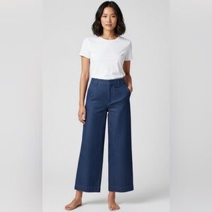 Uterque Women's High Rise Superlight Palazzo Jeans size EU 42